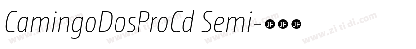 CamingoDosProCd Semi字体转换